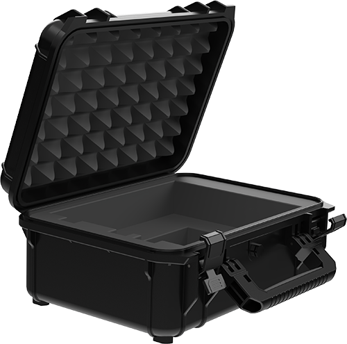 Image of an antenna transport case