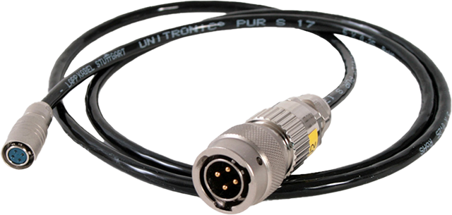 Image of a coiled encoder cable
