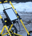 Photo of an AKULA-9000C mounted on a cart